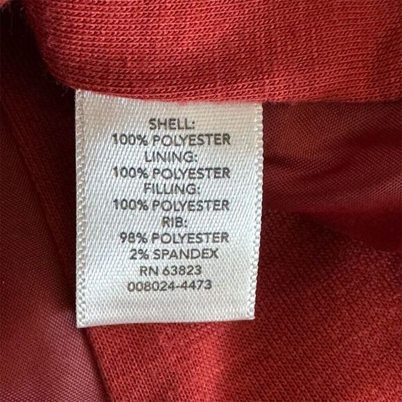 CJ Banks Quilted Vest Burnt Orange Size X/14W - Picture 9 of 9